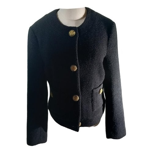 Pre-owned Designers Remix Wool Jacket In Black