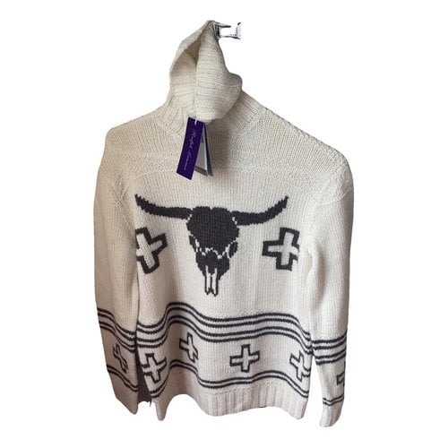 Pre-owned Ralph Lauren Purple Label Wool Knitwear In Beige