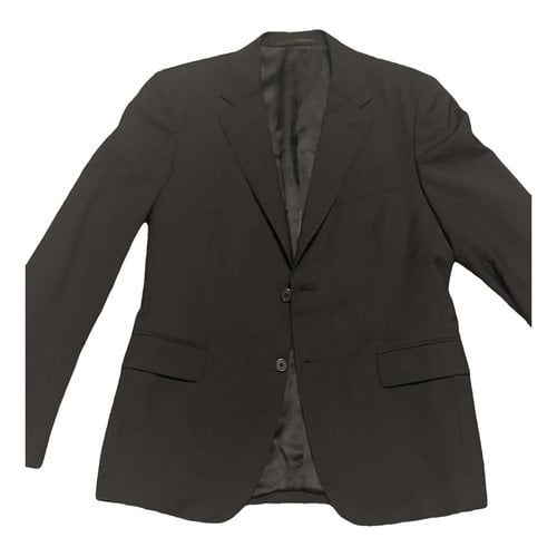 Pre-owned Prada Wool Suit In Black