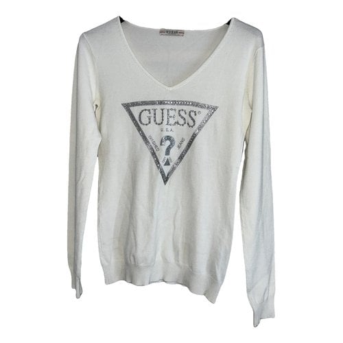 Pre-owned Guess Jumper In White