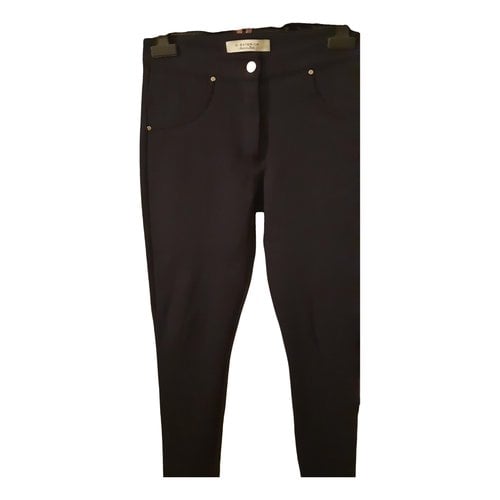 Pre-owned D Exterior Wool Straight Pants In Blue