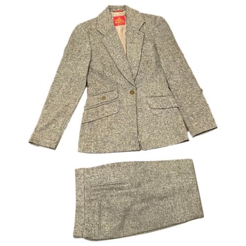 Pre-owned Vivienne Westwood Wool Suit Jacket In Beige