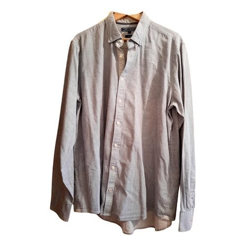 Pre-owned Tommy Hilfiger Shirt In Grey