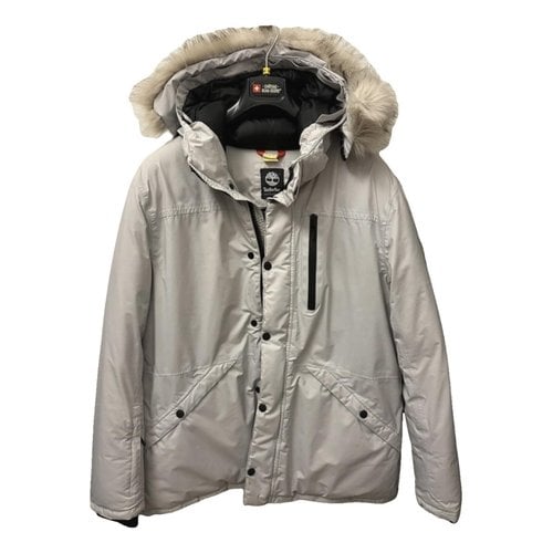 Pre-owned Timberland Coat In White