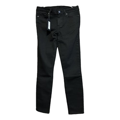Pre-owned Paige Slim Jeans In Black