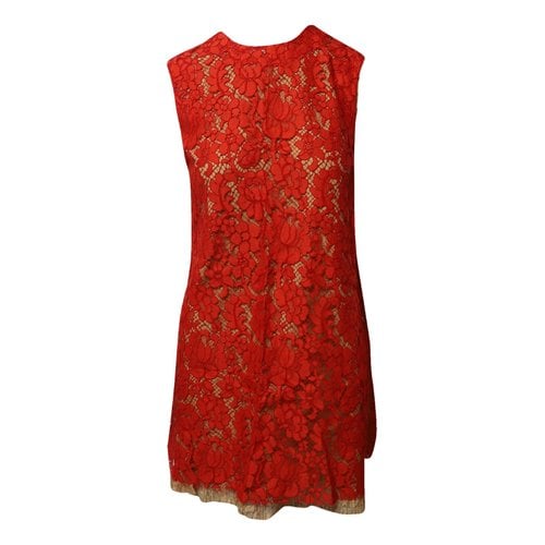 Pre-owned Miu Miu Mid-length Dress In Red