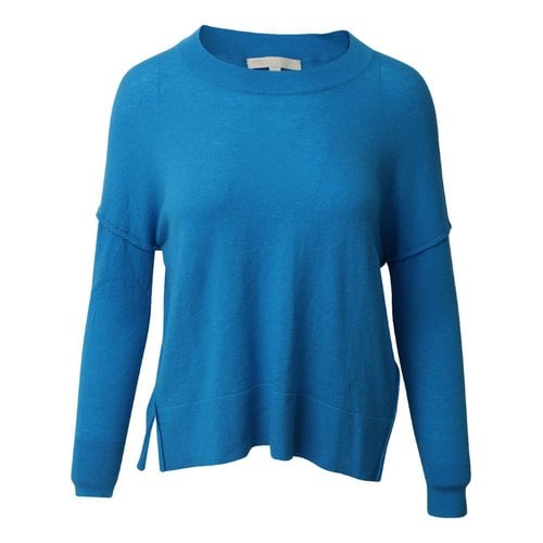 Pre-owned Maje Cashmere Cardigan In Blue