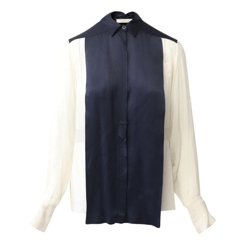 Pre-owned Chloé Silk Blouse In White