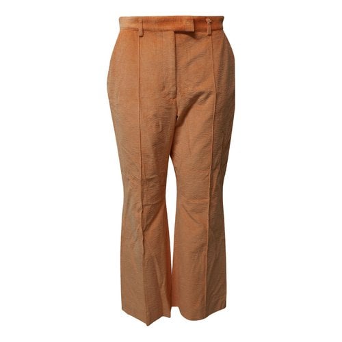 Pre-owned Acne Studios Cloth Trousers In Orange