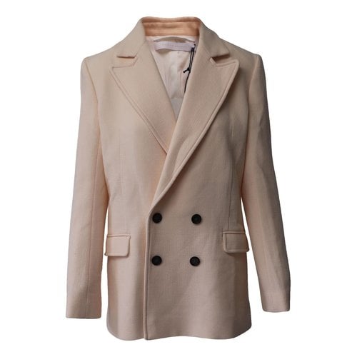 Pre-owned Roland Mouret Wool Jacket In Pink