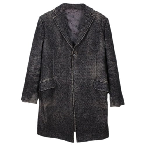 Pre-owned D&g Wool Coat In Grey