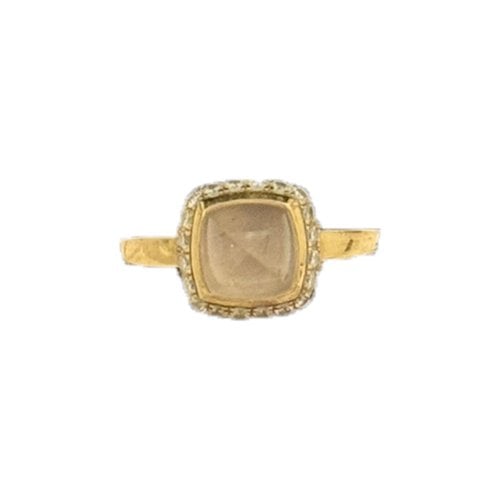 Pre-owned Fred Pain De Sucre Yellow Gold Ring In Pink