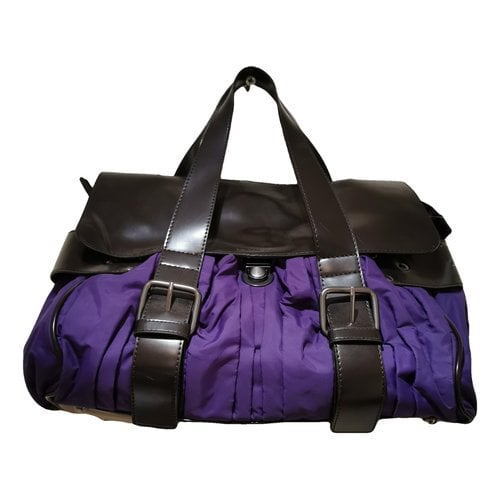 Pre-owned Bimba Y Lola Cloth Handbag In Purple