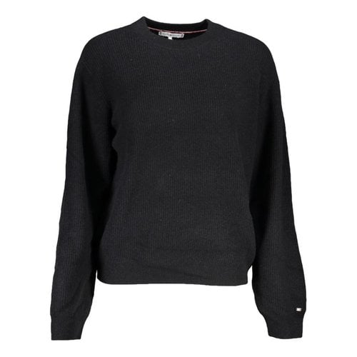 Pre-owned Tommy Hilfiger Cashmere Sweatshirt In Black