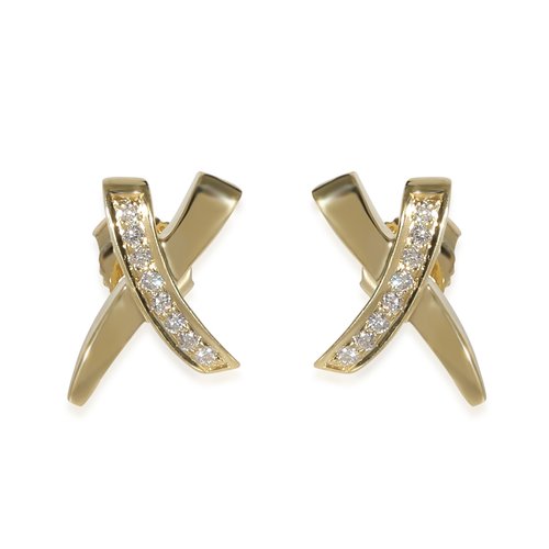 Pre-owned Tiffany & Co Paloma Picasso Yellow Gold Earrings
