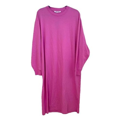 Pre-owned Samsoe & Samsoe Mid-length Dress In Pink