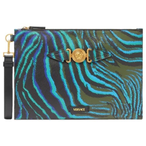 Pre-owned Versace Leather Bag In Multicolour
