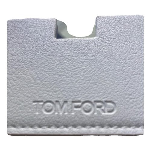 Pre-owned Tom Ford Leather Small Bag In White