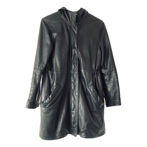 Pre-owned 8 By Yoox Leather Jacket In Black