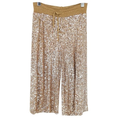 Pre-owned Dixie Short Pants In Gold