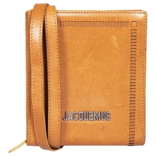 Pre-owned Jacquemus Leather Wallet In Brown