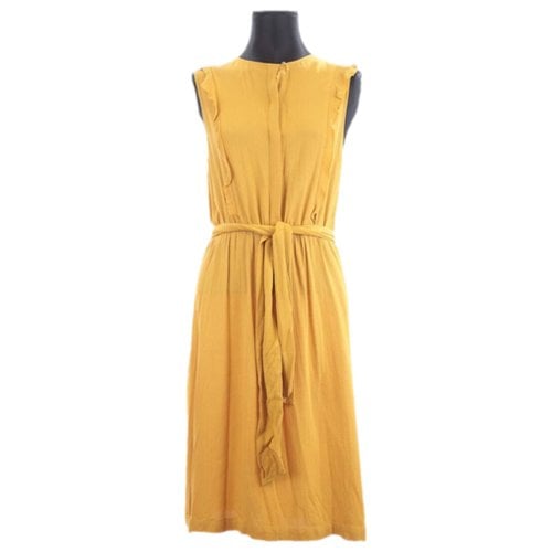 Pre-owned Sessun Mid-length Dress In Yellow