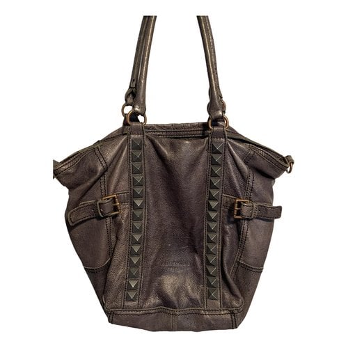 Pre-owned Liebeskind Leather Handbag In Purple
