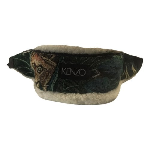 Pre-owned Kenzo Cloth Small Bag In Green
