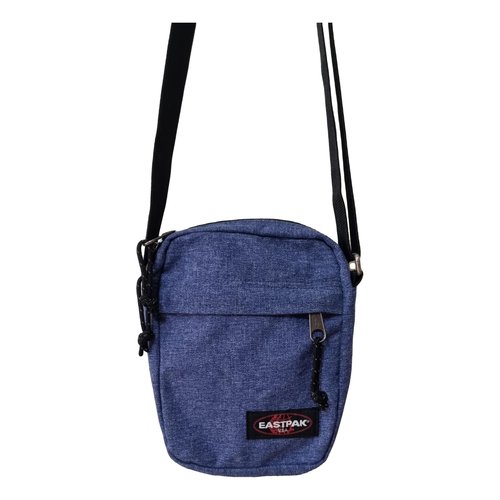 Pre-owned Eastpak Cloth Small Bag In Blue