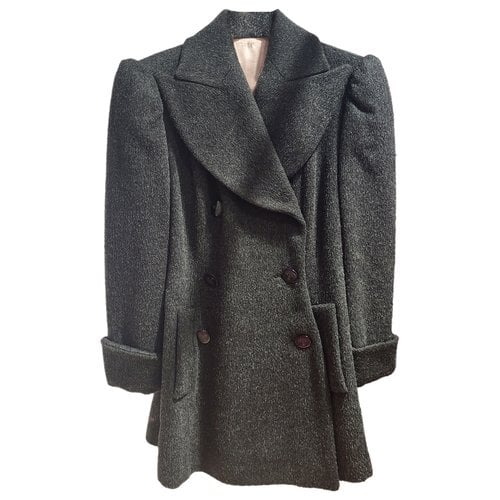 Pre-owned Vivienne Westwood Wool Coat In Grey