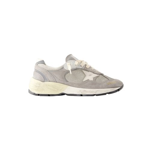 Pre-owned Golden Goose Leather Trainers In Grey