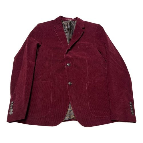 Pre-owned Gucci Jacket In Burgundy