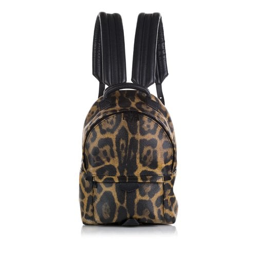 Pre-owned Louis Vuitton Palm Springs Cloth Backpack In Brown