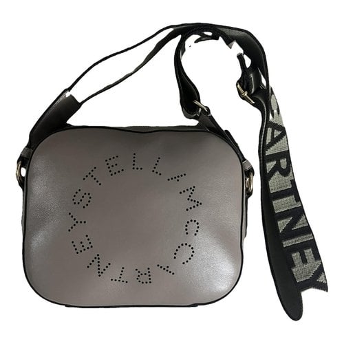 Pre-owned Stella Mccartney Logo Vegan Leather Crossbody Bag In Other