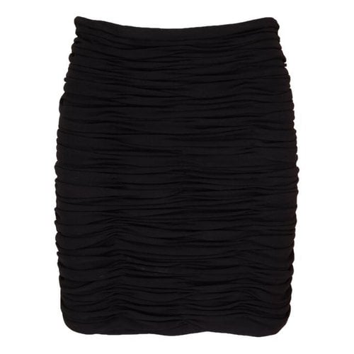 Pre-owned Khaite Mini Skirt In Black