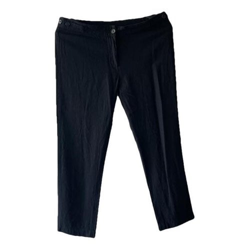 Pre-owned Ann Demeulemeester Trousers In Black