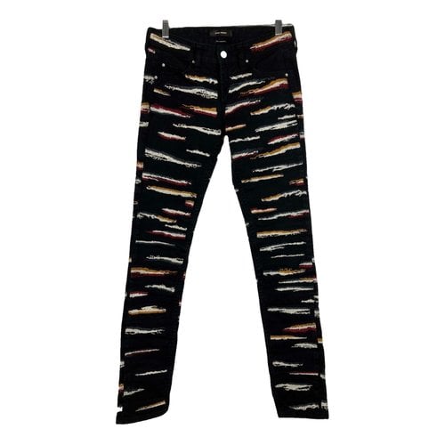 Pre-owned Isabel Marant Slim Jeans In Black