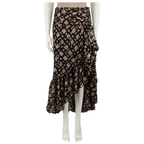 Pre-owned Ulla Johnson Silk Skirt In Multicolour