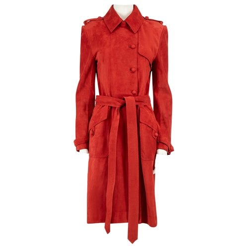Pre-owned Givenchy Coat In Red