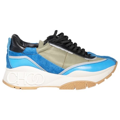 Pre-owned Jimmy Choo Trainers In Blue