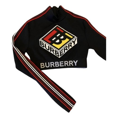 Pre-owned Burberry Cashmere Top In Multicolour