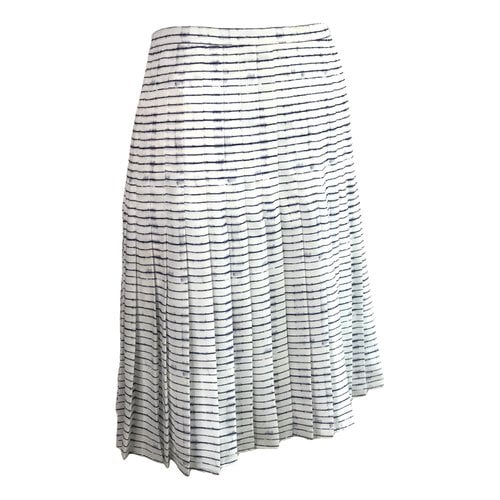 Pre-owned Vince Mid-length Skirt In White