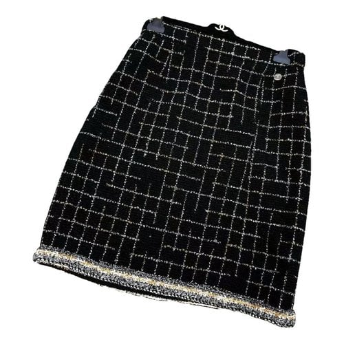 Pre-owned Chanel Skirt In Black
