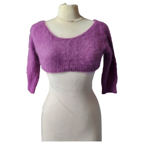 Pre-owned Pinko Wool Knitwear In Purple