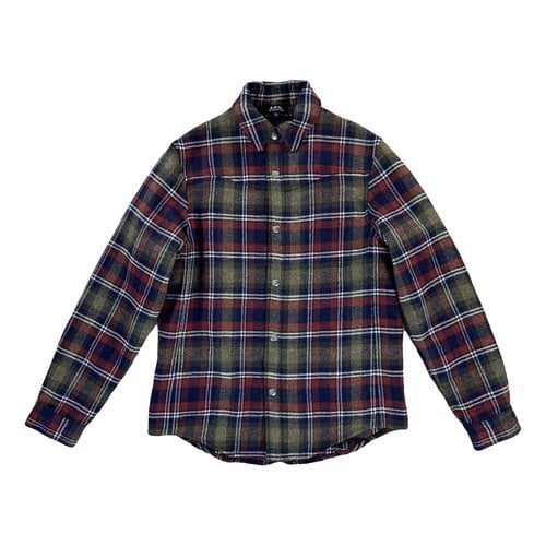 Pre-owned Apc Wool Jacket In Multicolour
