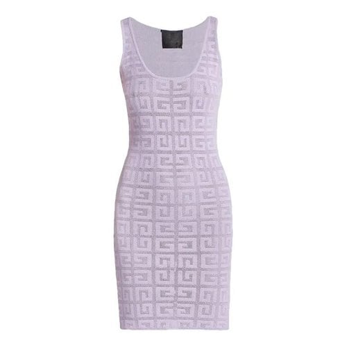 Pre-owned Givenchy Mini Dress In Purple
