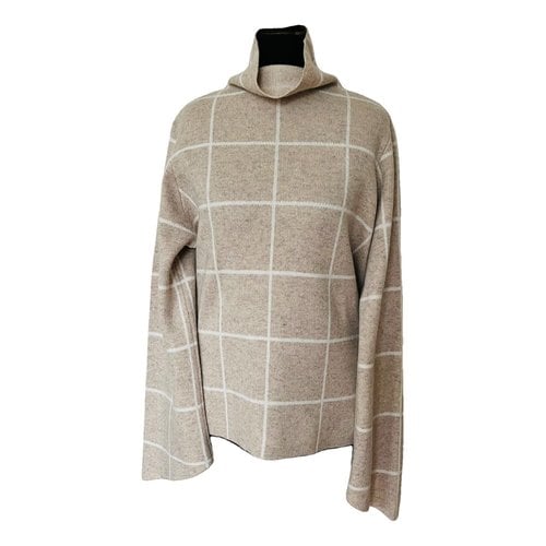 Pre-owned Max & Moi Cashmere Jumper In Beige