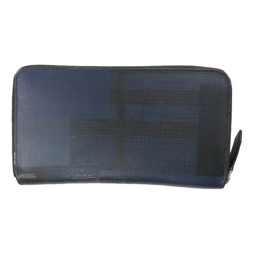 Pre-owned Burberry Cloth Small Bag In Blue