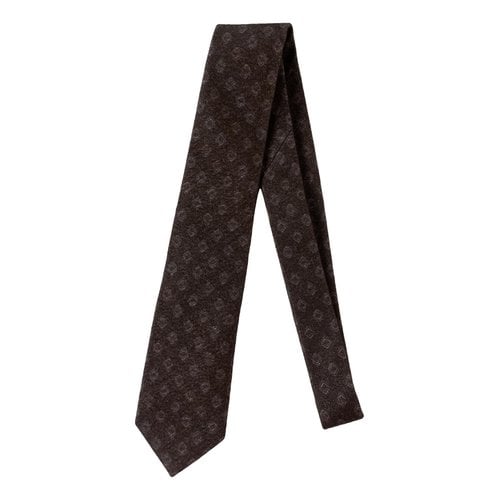 Pre-owned Church's Tie In Brown