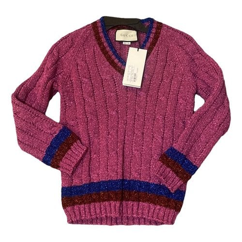 Pre-owned Gucci Jumper In Pink